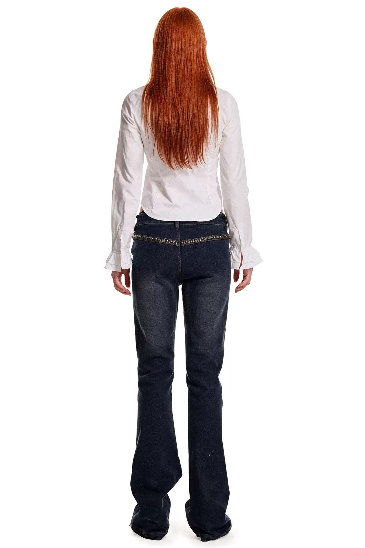 Punk Double Ruffle Puff Sleeve Shirt