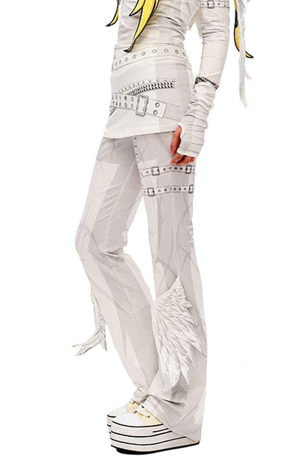 Angel Print Wing Pants