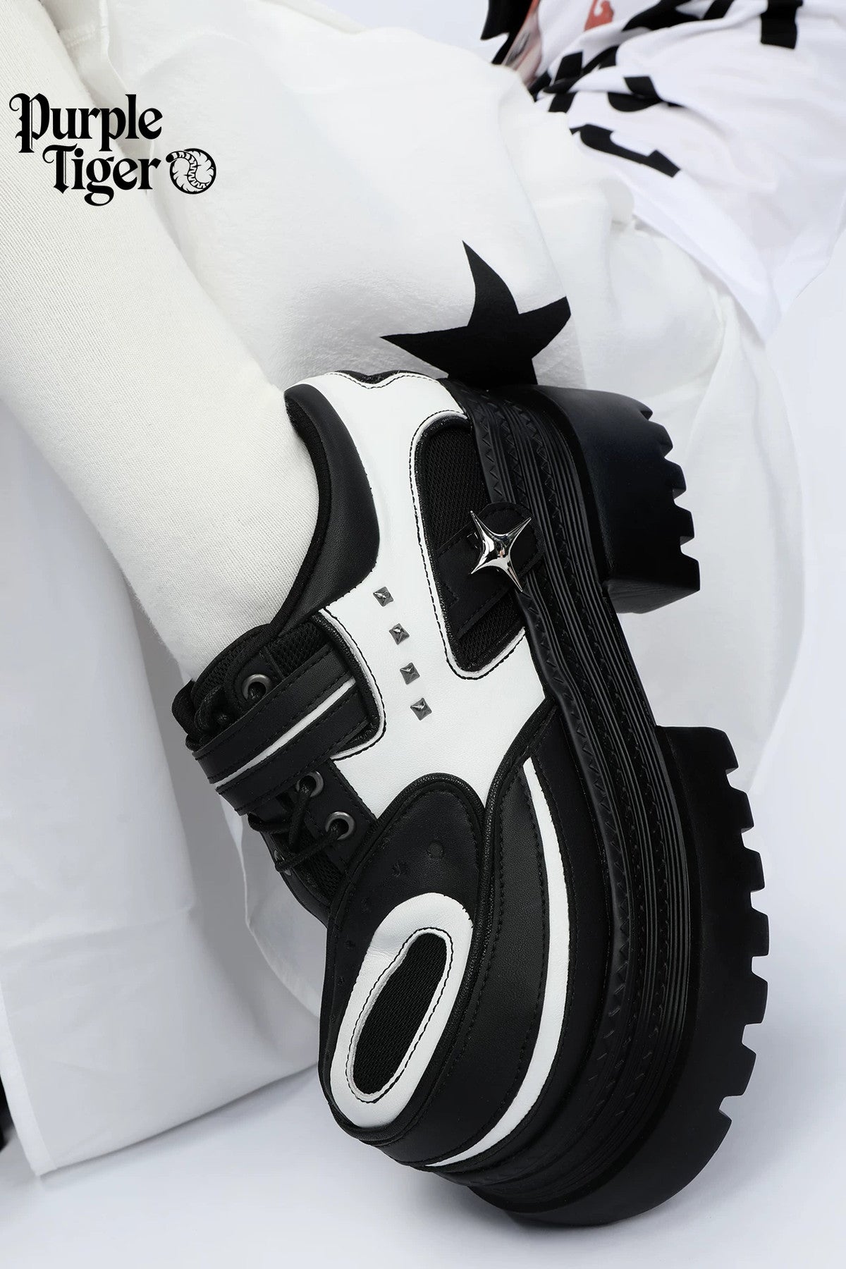 Gothic Functional Platform Leather Shoes