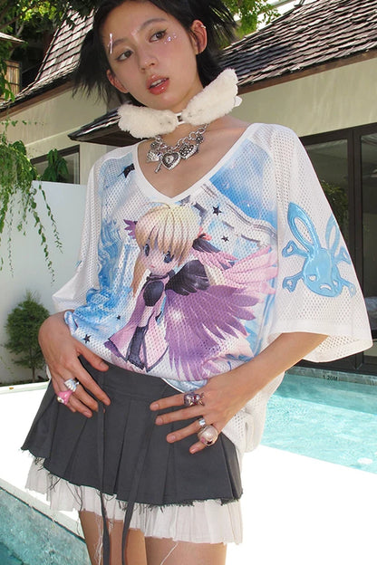 Angel Wings Rivet Choker