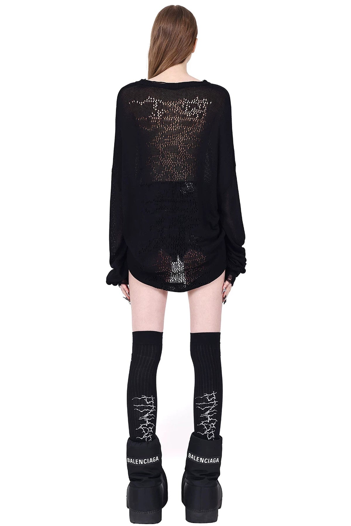Y2K Hollow Out Knit Top
