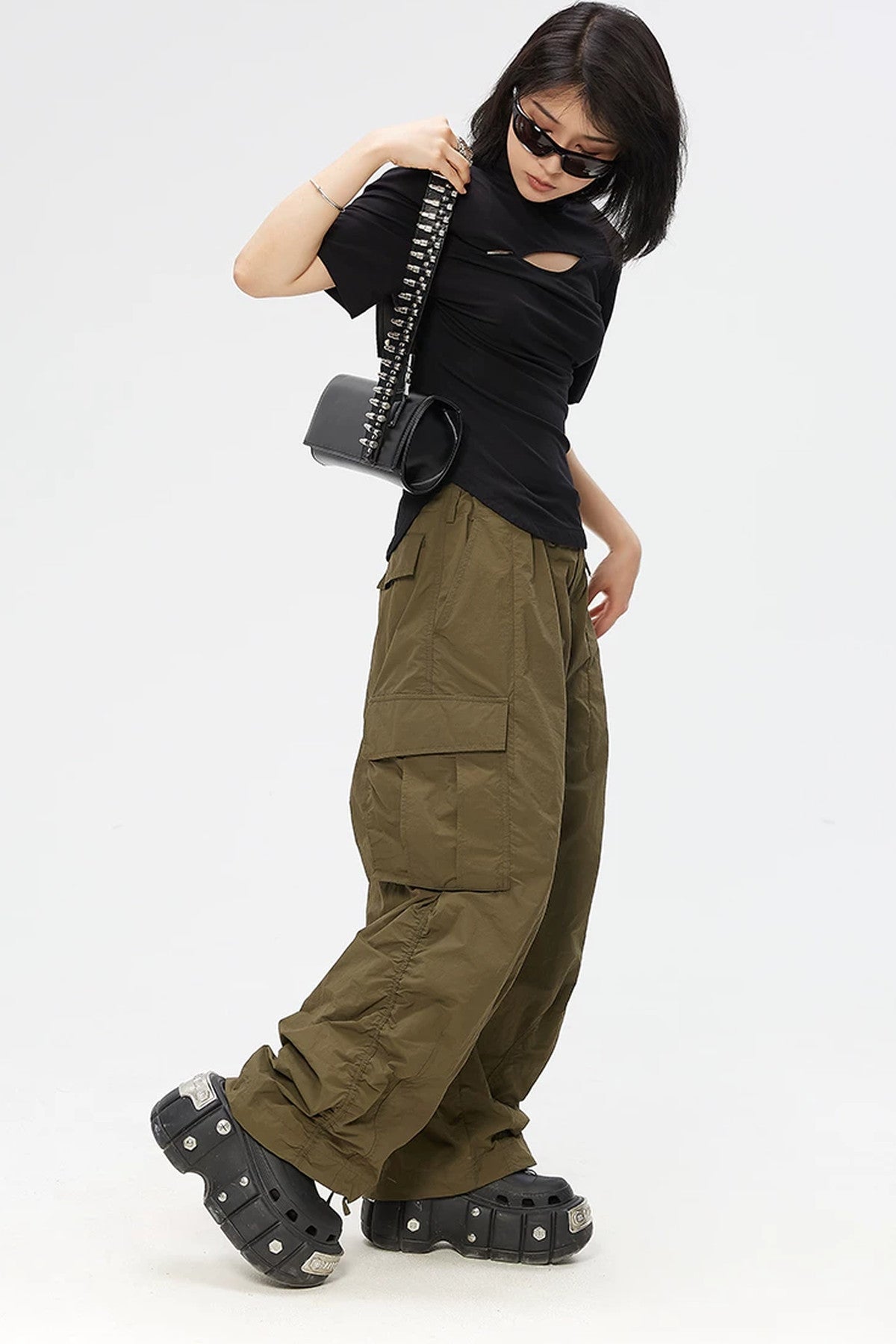 Punk Bullet Strap Handbag