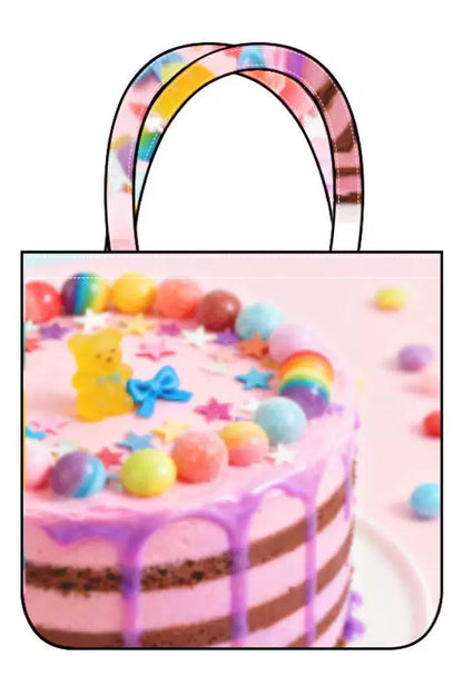 Happy Birthday Plaid Patchwork Canvas Shoulder Bag