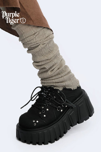 Retro Gothic Platform Shoes