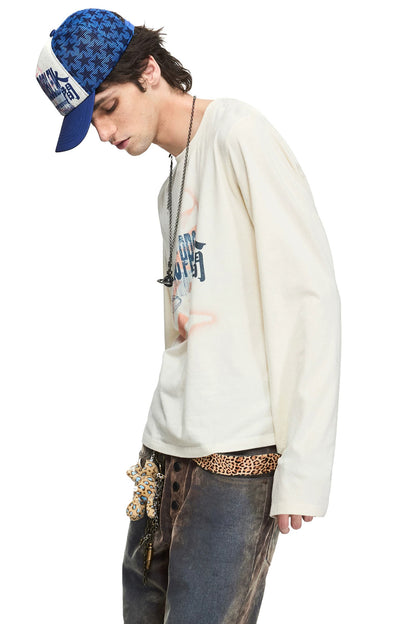 Celestial Gradient Long-Sleeve T-Shirt