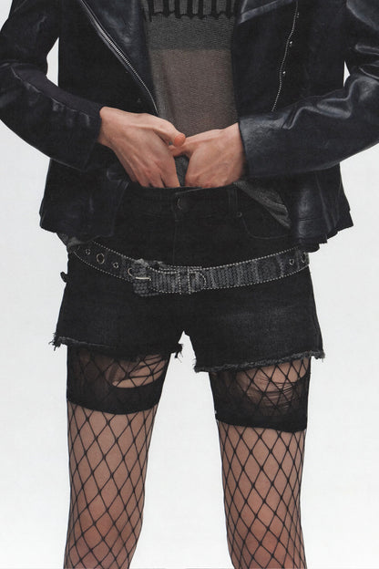 Hip-Hop Punk with Leather Belt