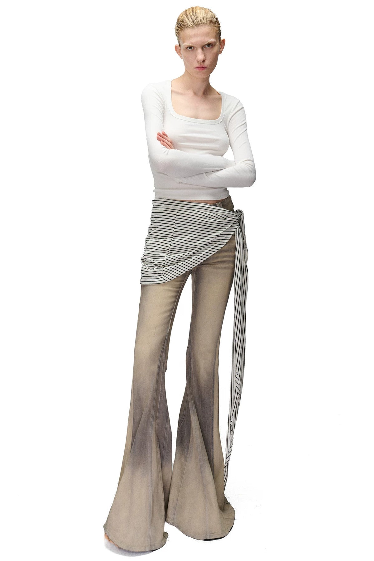 Long Sleeve Hollow Neck Base Layer T-Shirt
