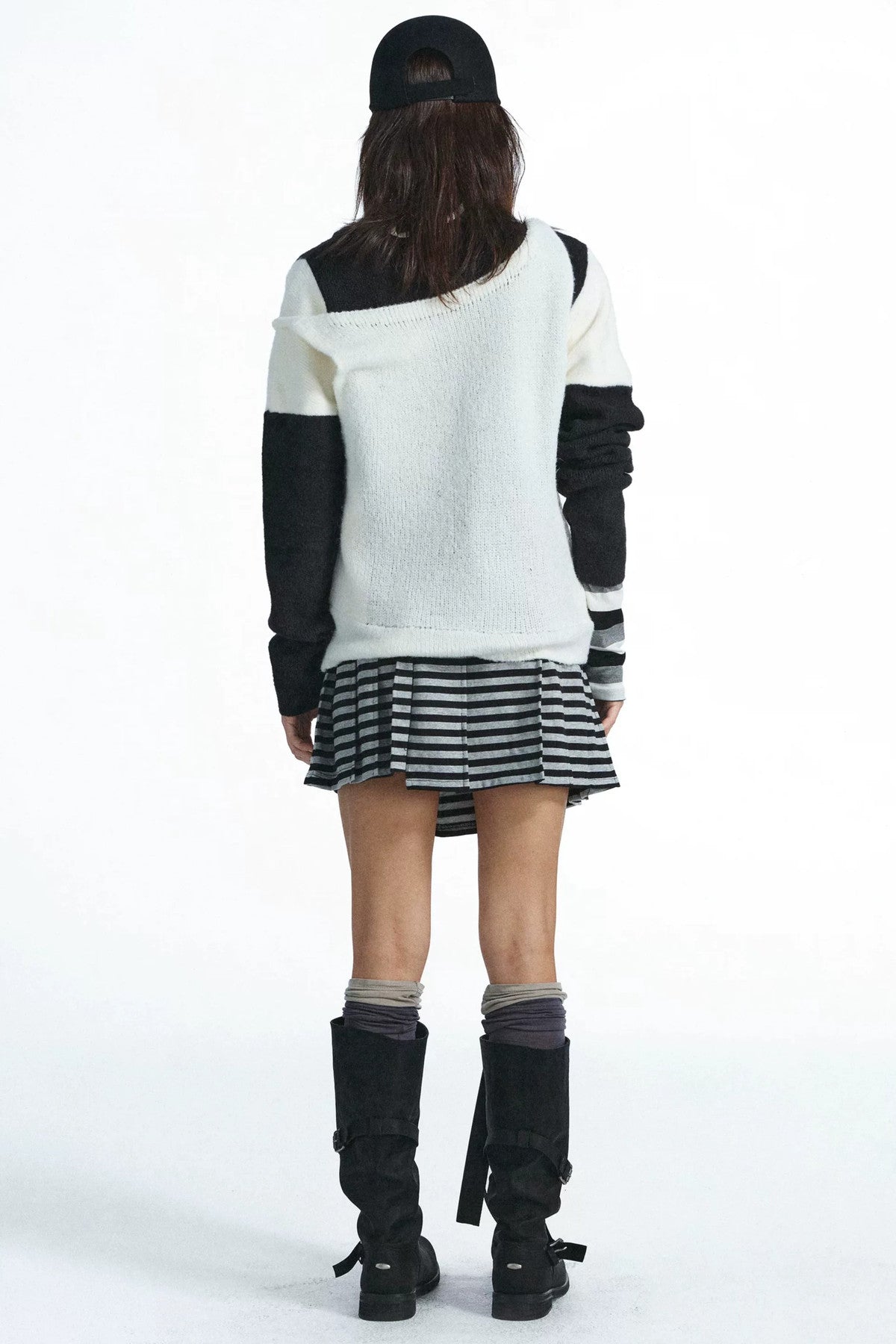 Long-Sleeve Knit Pullover Sweater