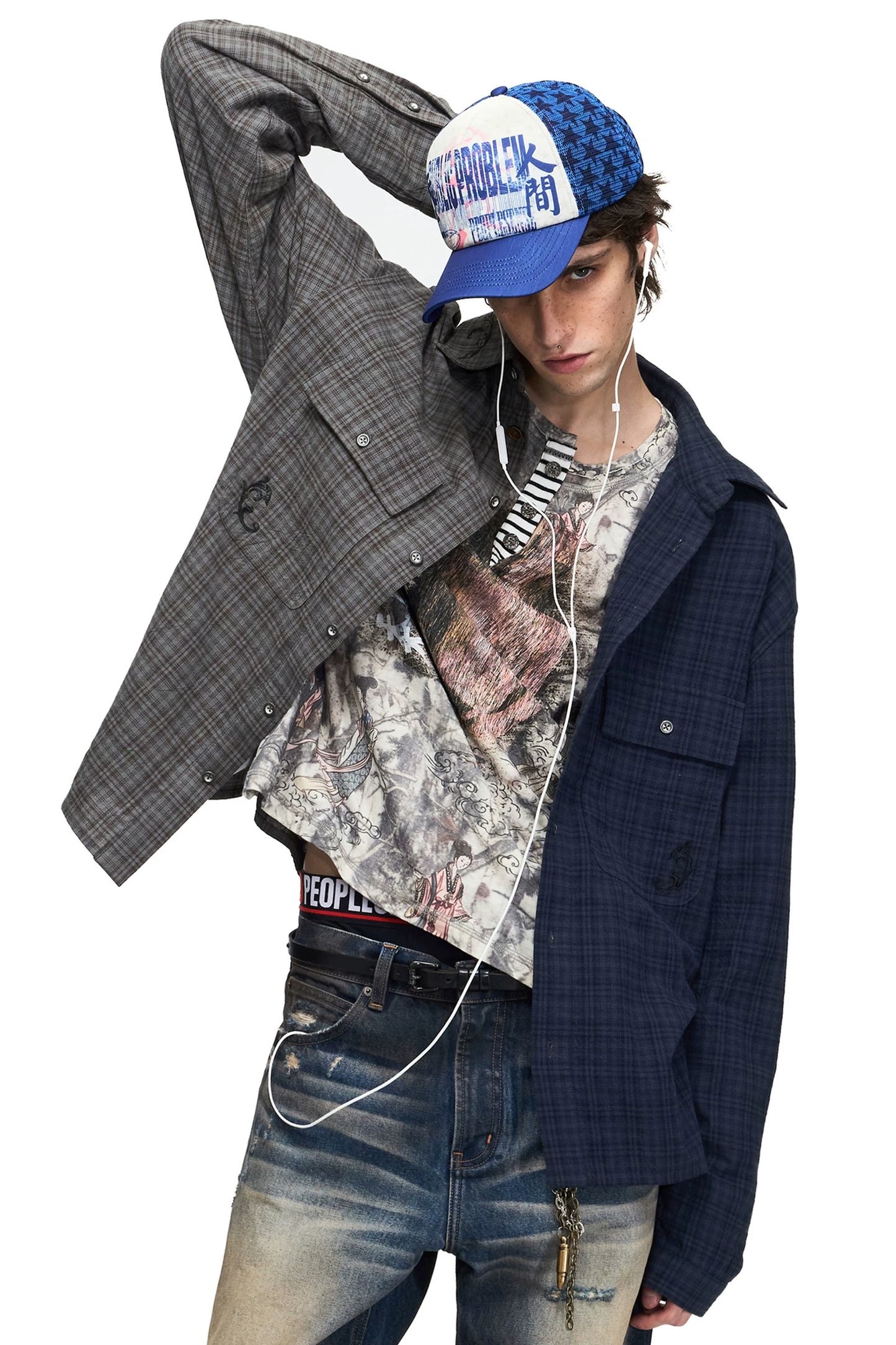 Long Sleeve Plaid Shirt
