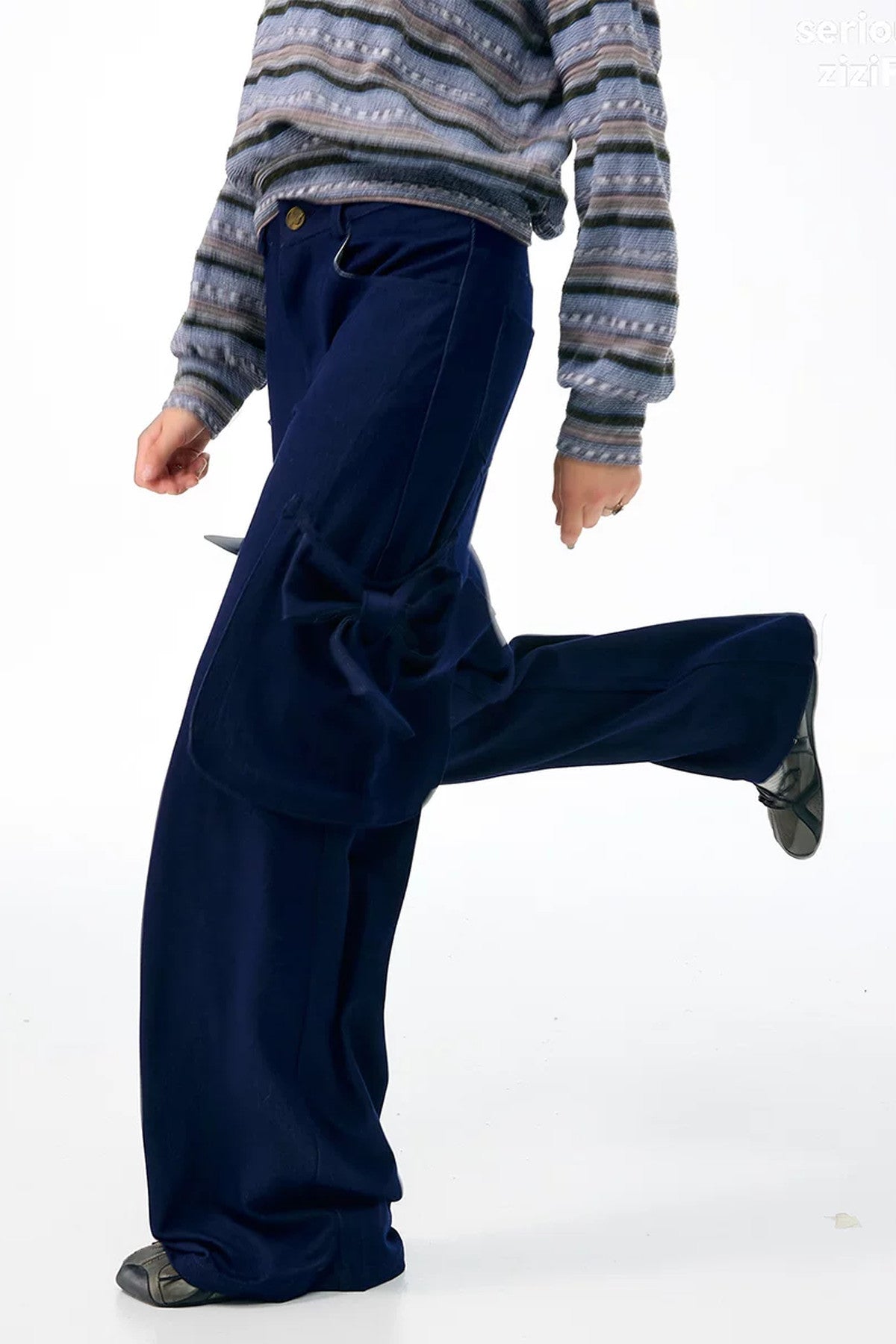 High-Waisted Wide-Leg Cargo Pants