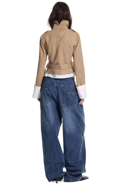 Punk Water Spray Jeans