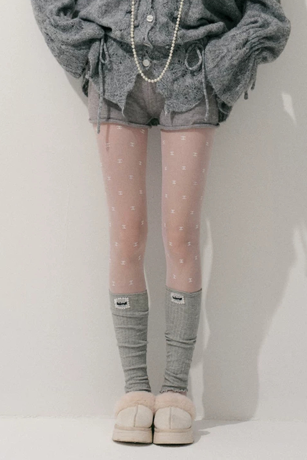 Loose Crochet Knit Shorts