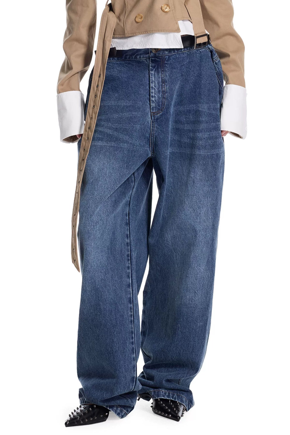 Punk Water Spray Jeans