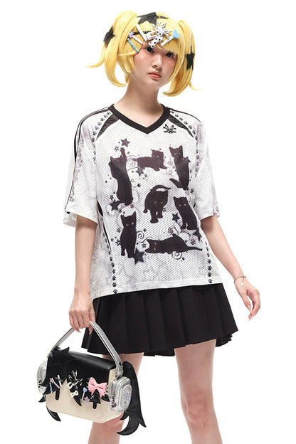 Girl Headphones Handbag Crossbody Shoulder
