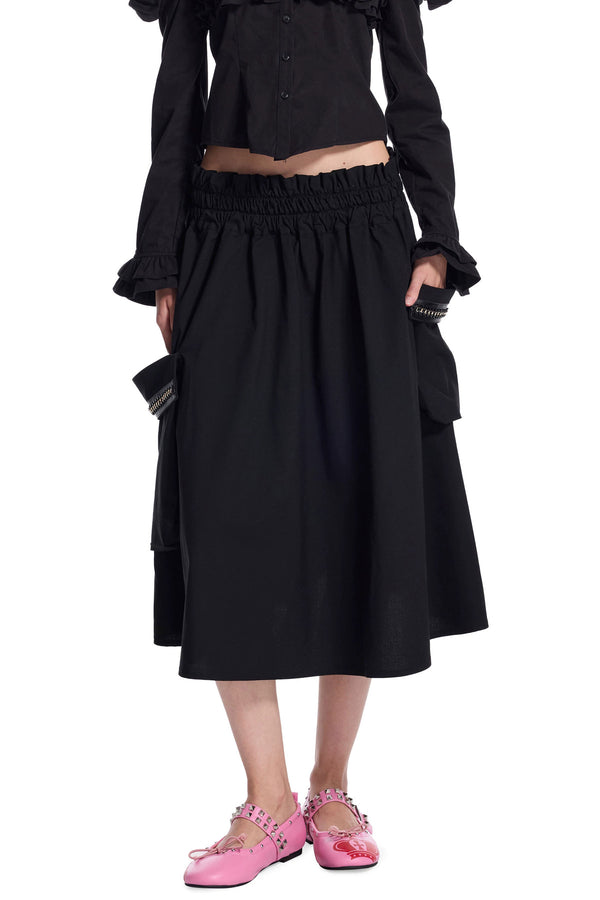 Punk Utility Pocket Skirt