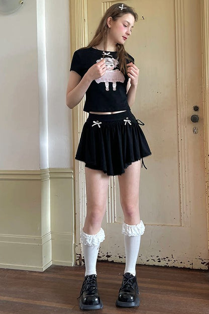 Cute Doll Short-Sleeved T-Shirt