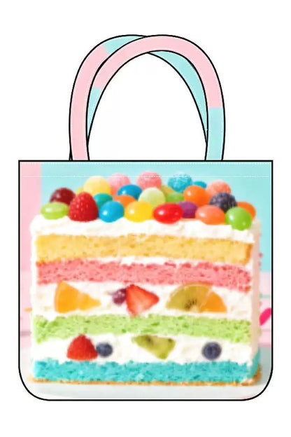 Happy Birthday Plaid Patchwork Canvas Shoulder Bag