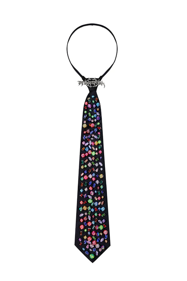 Unisex Handmade Beaded Starry Sky Tie