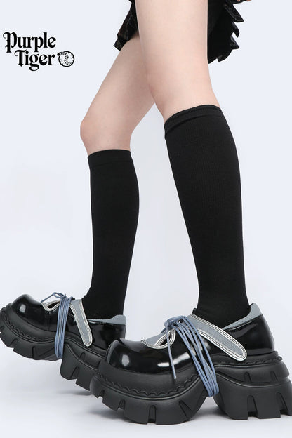 Retro Thick-Soled Mary Jane Shoes