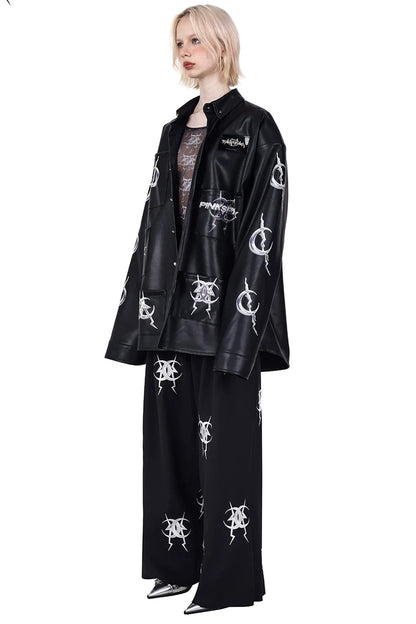 Embroidered Loose Pants
