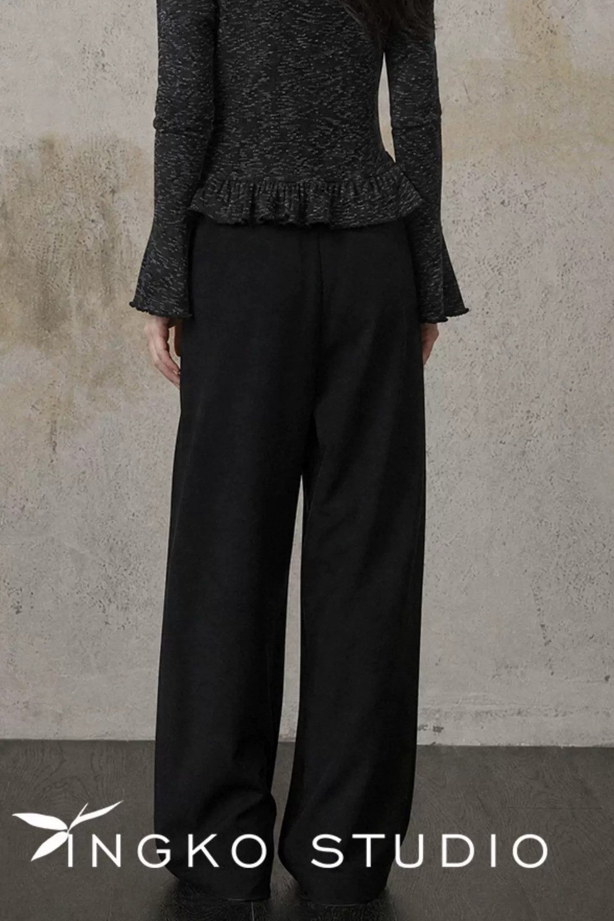 Folded Waistband Pants