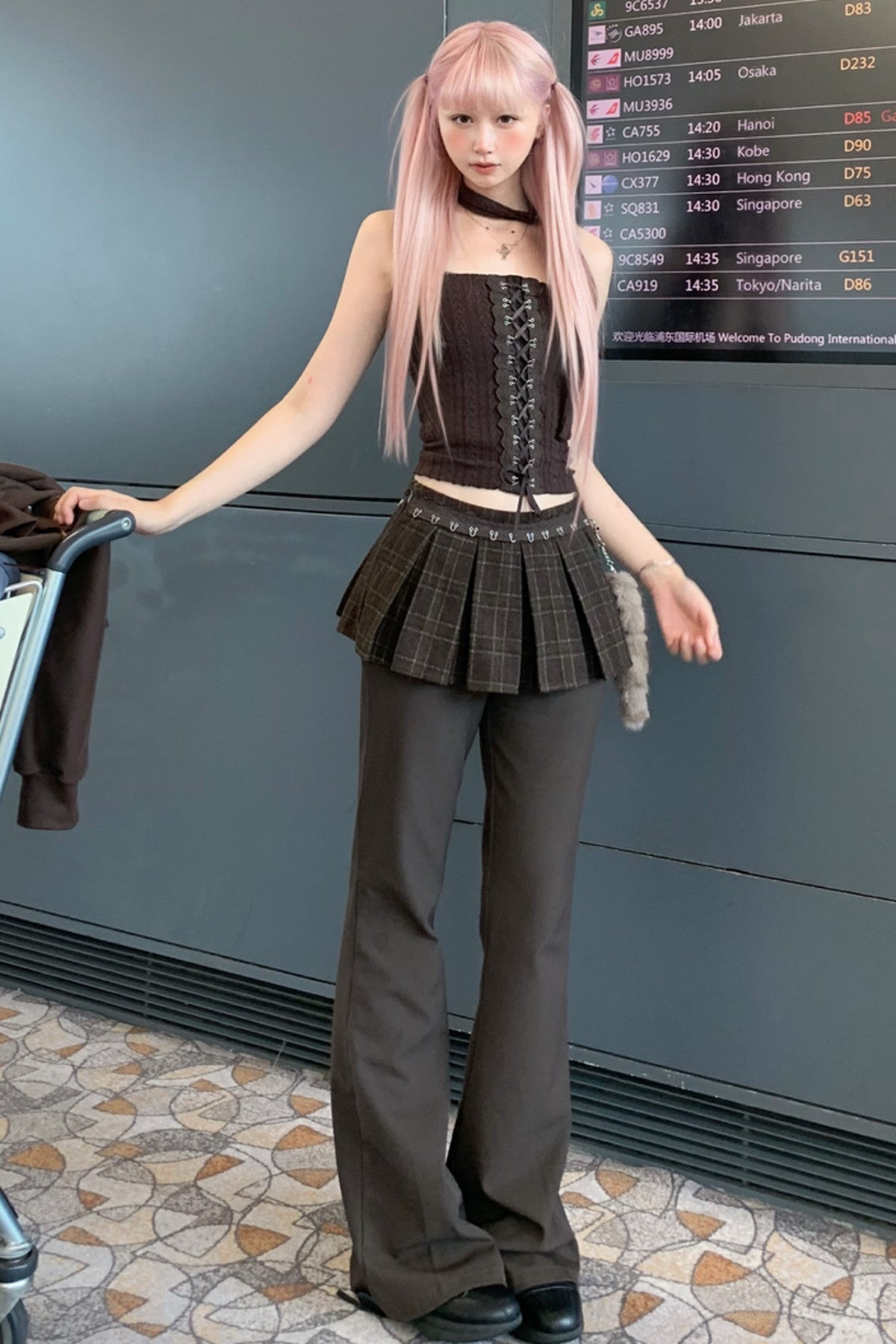 Set di coprispalle in maglia, top a fascia stile corsetto e giacca