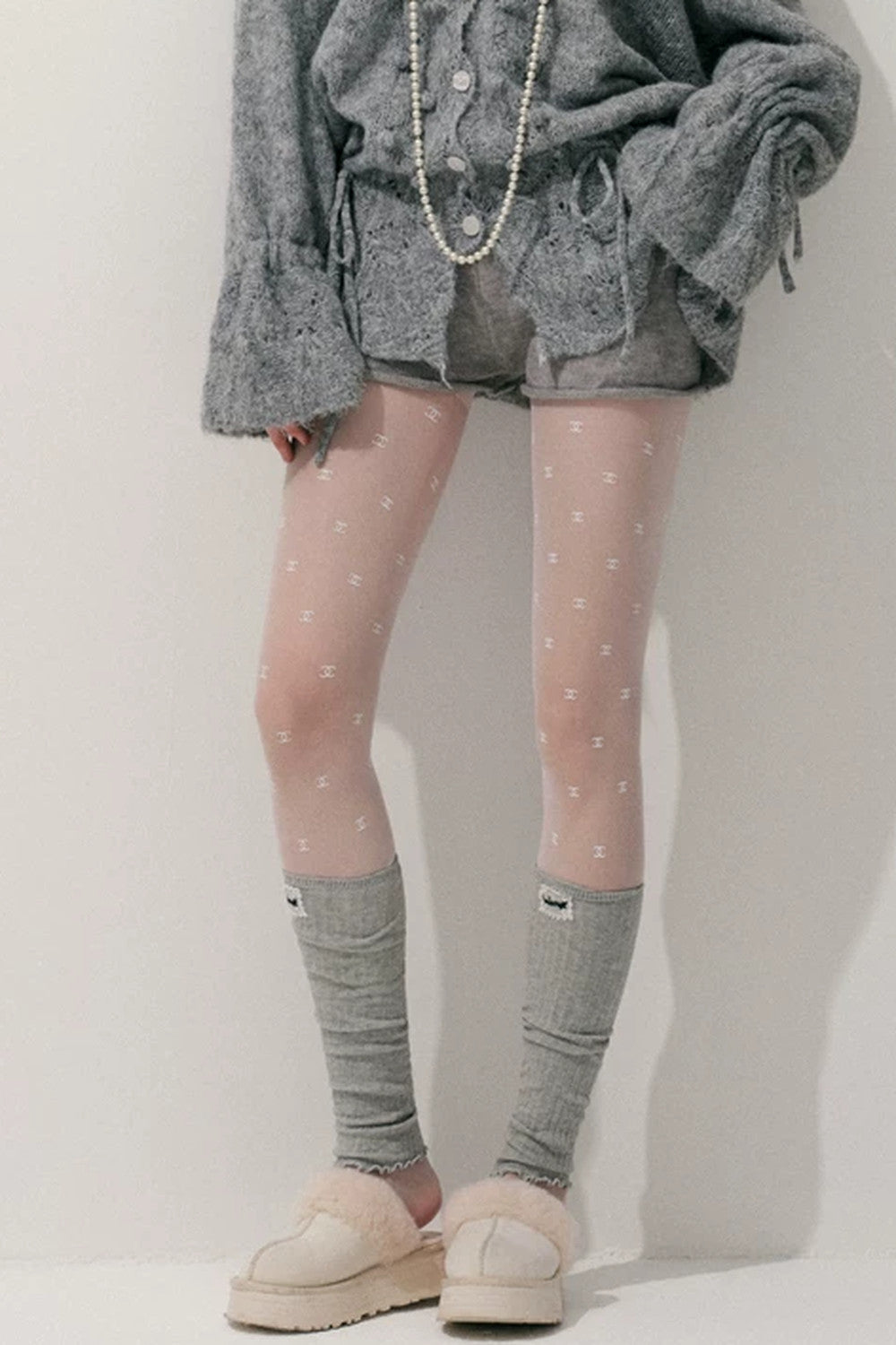Loose Crochet Knit Shorts