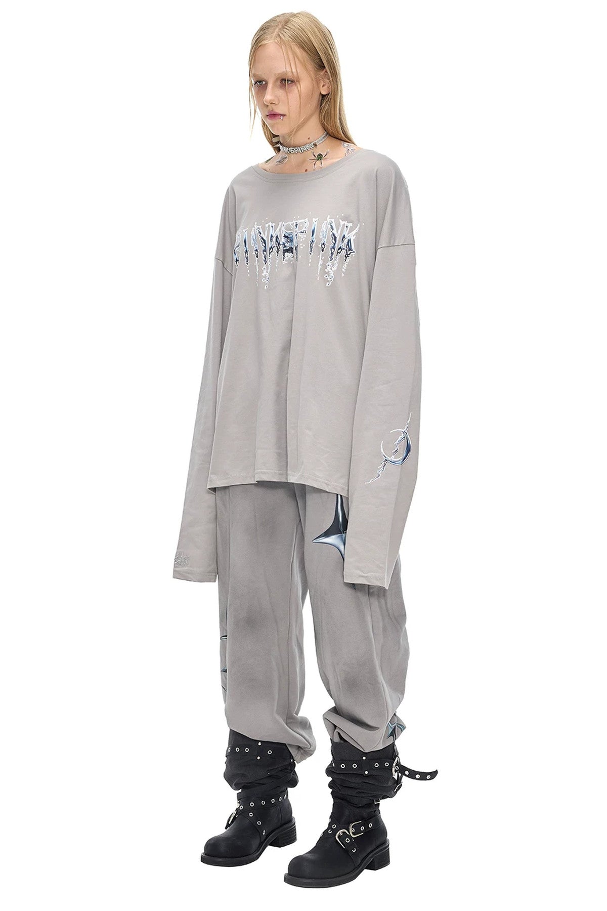 Punk-T-Shirt im Light-Subkulturstil
