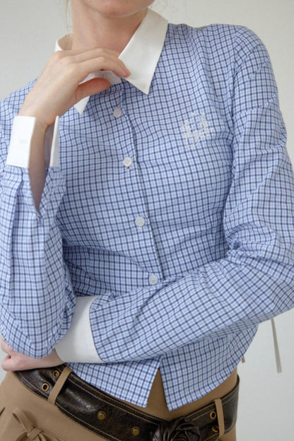 Retro Style Long Sleeve Shirt