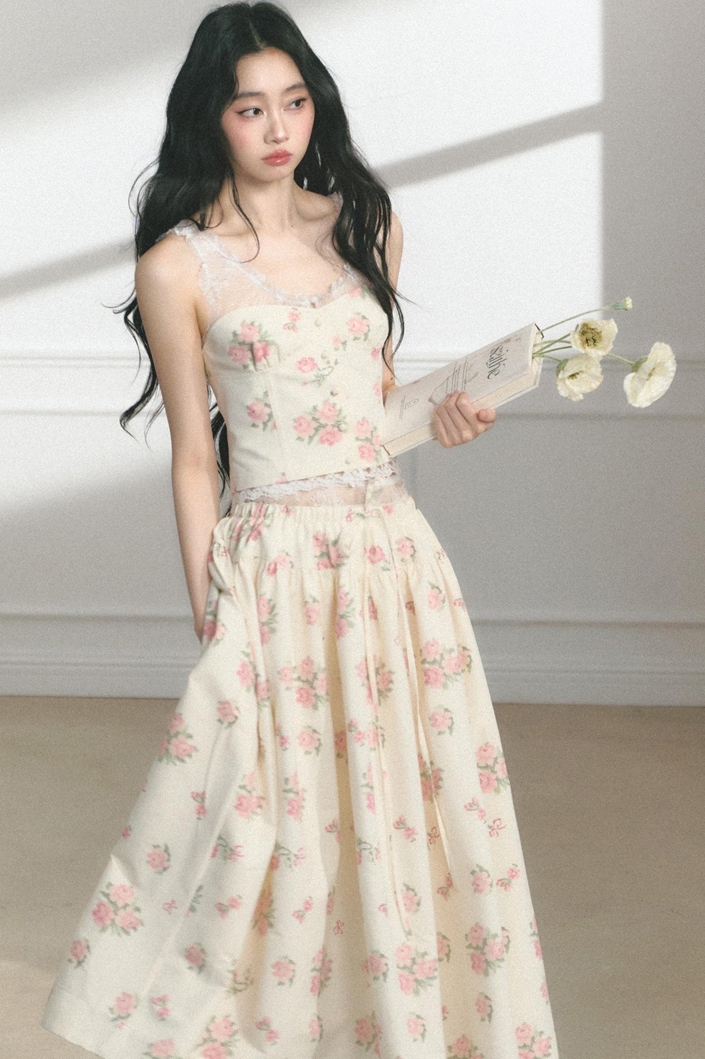 Fit Lace Detail Strap Top