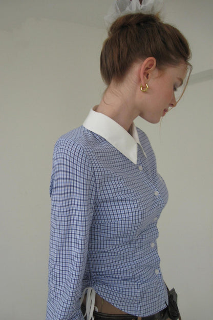 Retro Style Long Sleeve Shirt