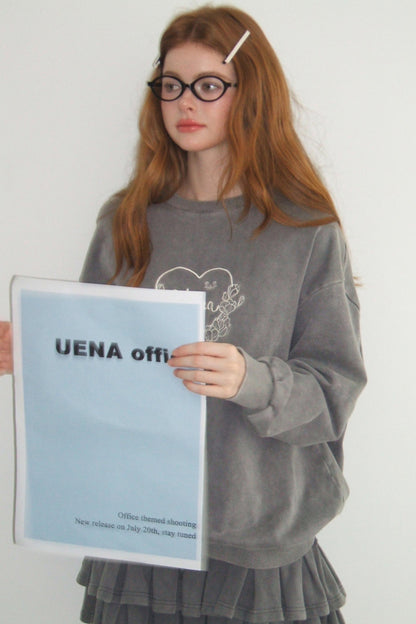 Gray Halter Sweatshirt Skirt Set-Up