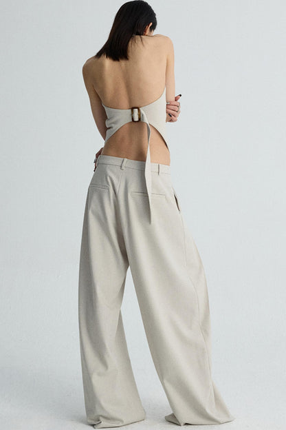 Apricot Scimitar Trouser Vest Set-Up