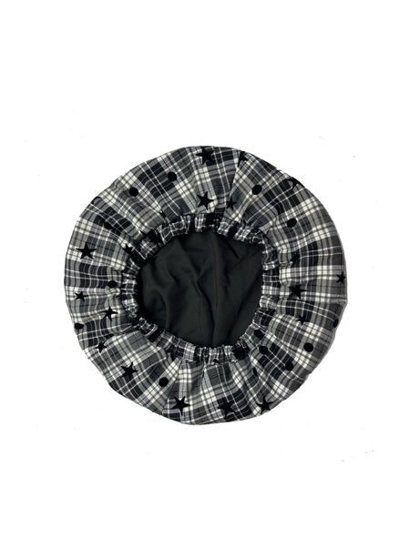 Retro Plaid Beret