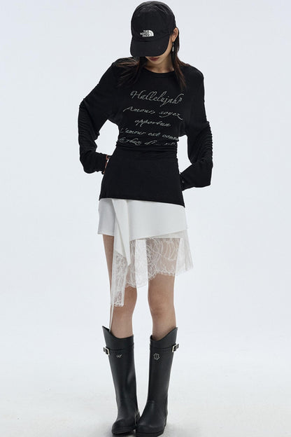 Design Sense Lace Skirt