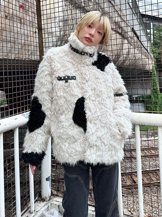 Stitching Fur Jacket